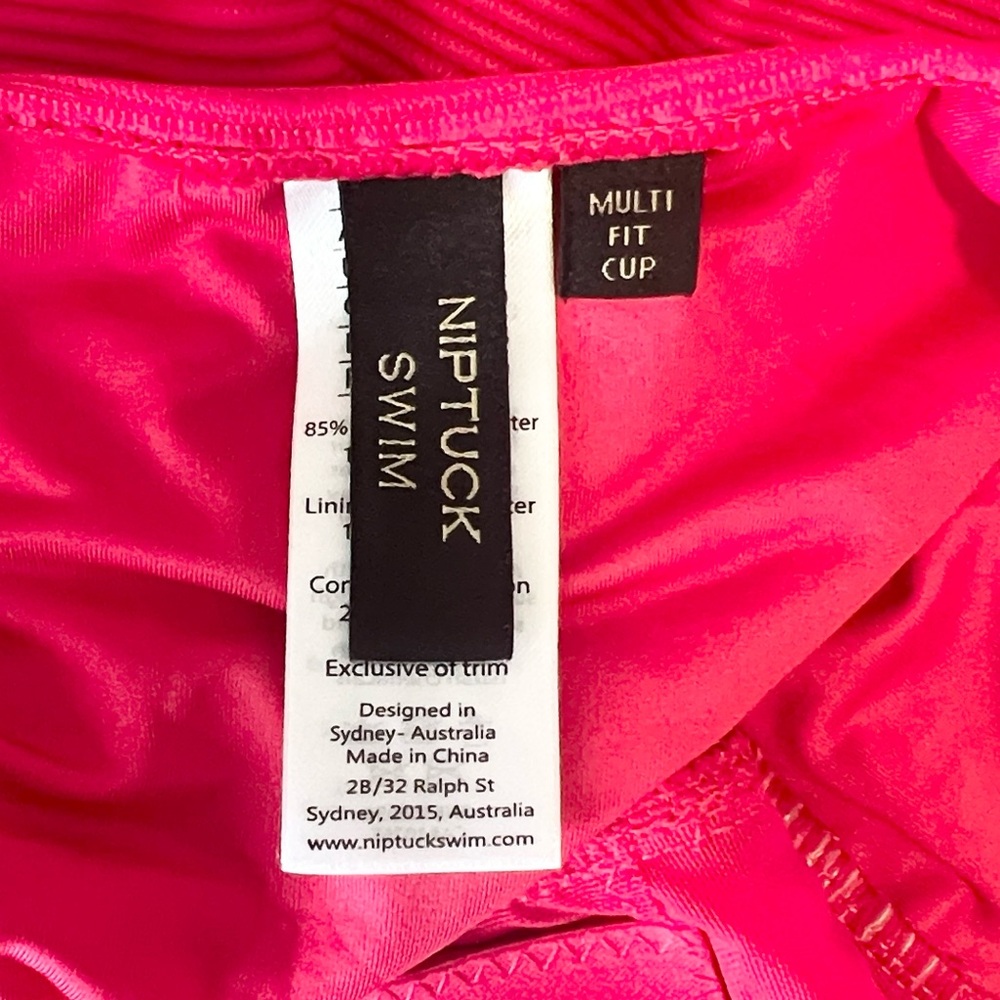 Nip Tuck Ribbed Tummy Control One Piece Swimsuit - image 4